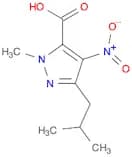 3-Isobutyl-1-methyl-4-nitro-1H-pyrazole-5-carboxylic acid