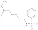 Hexanoic acid, 6-[(phenylsulfonyl)amino]-, methyl ester