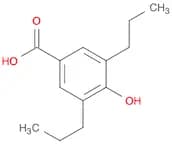 Benzoic acid, 4-hydroxy-3,5-dipropyl-