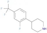 4-[2-fluoro-4-(trifluoromethyl)phenyl]piperidine