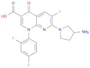 7-(3-Aminopyrrolidin-1-yl)-1-(2,4-difluorophenyl)-6-fluoro-4-oxo-1,4-dihydro-1,8-naphthyridine-3-c…