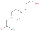 2-Propanone, 1-[4-(3-hydroxypropyl)-1-piperazinyl]-