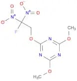 1,3,5-Triazine, 2-(2-fluoro-2,2-dinitroethoxy)-4,6-dimethoxy-