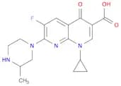 1,8-Naphthyridine-3-carboxylic acid, 1-cyclopropyl-6-fluoro-1,4-dihydro-7-(3-methyl-1-piperazinyl)…