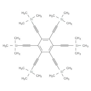 Benzene, 1,2,3,4,5,6-hexakis[2-(trimethylsilyl)ethynyl]-