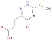 3-(2,5-Dihydro-3-methylthio-5-oxo-1,2,4-triazin-6-yl)propionic acid
