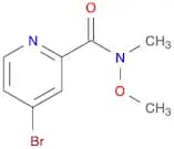 4-Bromo-N-methoxy-N-methylpicolinamide