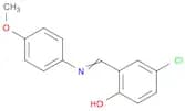 Phenol, 4-chloro-2-[[(4-methoxyphenyl)imino]methyl]-