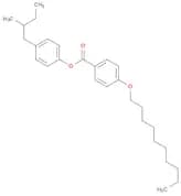 Benzoic acid, 4-(decyloxy)-, 4-(2-methylbutyl)phenyl ester