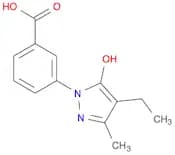 3-(4-Ethyl-5-hydroxy-3-methyl-1H-pyrazol-1-yl)benzoic acid