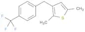 2,5-Dimethyl-3-(4-(trifluoromethyl)benzyl)thiophene