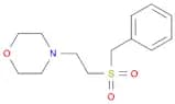 Morpholine, 4-[2-[(phenylmethyl)sulfonyl]ethyl]-