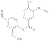 Benzoic acid, 4-hydroxy-3-methoxy-, 4-formyl-2-methoxyphenyl ester