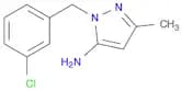 1H-Pyrazol-5-amine, 1-[(3-chlorophenyl)methyl]-3-methyl-