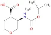 2H-Pyran-4-carboxylic acid, 3-[[(1,1-dimethylethoxy)carbonyl]amino]tetrahydro-, (3R,4R)-rel-