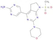 2-Pyrimidinamine, 5-[6,7-dihydro-7-(methylsulfonyl)-2-(4-morpholinyl)-5H-pyrrolo[2,3-d]pyrimidin-4…