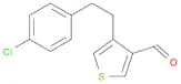 4-(4-Chlorophenethyl)thiophene-3-carbaldehyde