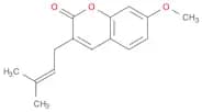 2H-1-Benzopyran-2-one, 7-methoxy-3-(3-methyl-2-buten-1-yl)-