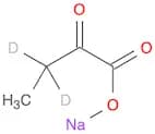 Butanoic-3,3-d2 acid, 2-oxo-, sodium salt (1:1)
