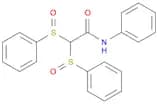 2,2-bis(benzenesulfinyl)-N-phenyl-acetamide