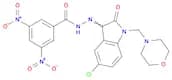 Benzoic acid, 3,5-dinitro-, 2-[5-chloro-1,2-dihydro-1-(4-morpholinylmethyl)-2-oxo-3H-indol-3-ylide…