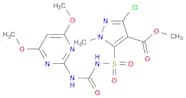 1H-Pyrazole-4-carboxylic acid, 3-chloro-5-[[[[(4,6-dimethoxy-2-pyrimidinyl)amino]carbonyl]amino]su…