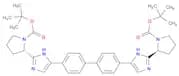 1,1'-Bis(1,1-dimethylethyl) (2S,2'S)-2,2'-([1,1'-biphenyl]-4,4'-diyldi-1H-imidazole-5,2-diyl)bis[1…