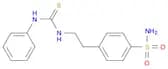 Benzenesulfonamide, 4-[2-[[(phenylamino)thioxomethyl]amino]ethyl]-