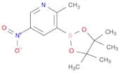 2-methyl-5-nitro-3-(tetramethyl-1,3,2-dioxaborolan-2-yl)pyridine