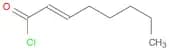2-Octenoyl chloride, (2E)-