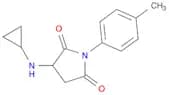 3-(cyclopropylamino)-1-(4-methylphenyl)pyrrolidine-2,5-dione