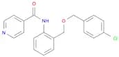 4-Pyridinecarboxamide, N-[2-[(4-chlorophenyl)methoxymethyl]phenyl]-