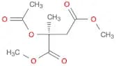 Butanedioic acid, 2-(acetyloxy)-2-methyl-, dimethyl ester, (S)- (9CI)