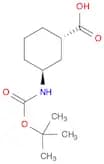 (1S,3S)-3-([(tert-Butoxy)carbonyl]amino)cyclohexane-1-carboxylic acid