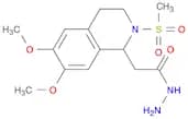 2-(6,7-Dimethoxy-2-(methylsulfonyl)-1,2,3,4-tetrahydroisoquinolin-1-yl)acetohydrazide
