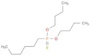 Phosphonothioic acid, hexyl-, O,O-dibutyl ester (6CI,9CI)