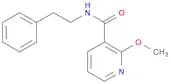 3-Pyridinecarboxamide, 2-methoxy-N-(2-phenylethyl)-
