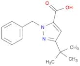 1H-Pyrazole-5-carboxylic acid, 3-(1,1-dimethylethyl)-1-(phenylmethyl)-