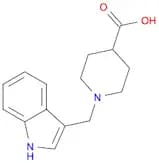 1-((1H-Indol-3-yl)methyl)piperidine-4-carboxylic acid