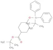 Cyclohexanecarboxylic acid, 4-[[(1,1-dimethylethyl)diphenylsilyl]oxy]-, 1,1-dimethylethyl ester
