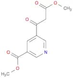 3-Pyridinepropanoic acid, 5-(methoxycarbonyl)-β-oxo-, methyl ester