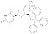 Uridine, 2'-deoxy-5-iodo-5'-O-(triphenylmethyl)-, 3'-methanesulfonate