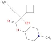 Cyclobutaneacetic acid, α-hydroxy-α-1-propyn-1-yl-, 1-methyl-4-piperidinyl ester