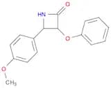 2-Azetidinone, 4-(4-methoxyphenyl)-3-phenoxy-
