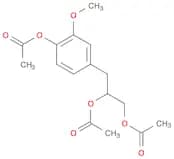 1,2-Propanediol, 3-[4-(acetyloxy)-3-methoxyphenyl]-, 1,2-diacetate