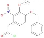 Benzeneacetyl chloride, 3-methoxy-2-nitro-4-(phenylmethoxy)-