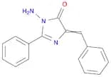 4H-Imidazol-4-one, 3-amino-3,5-dihydro-2-phenyl-5-(phenylmethylene)-