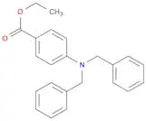 Benzoic acid, 4-[bis(phenylmethyl)amino]-, ethyl ester