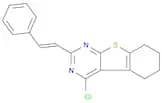 4-Chloro-2-styryl-5,6,7,8-tetrahydrobenzo[4,5]thieno[2,3-d]pyrimidine