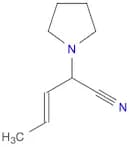 1-Pyrrolidineacetonitrile, α-(1E)-1-propen-1-yl-